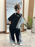 ست تیشرت وشلوار بچه گانه اسپرت مدل ادیداس نخ پنبه
