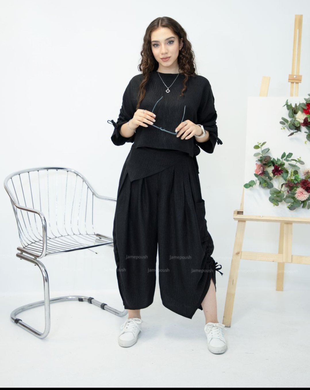 دو تیکه اسپرت تینجری پارچه صوفیا ابشاری سایز ۷۵